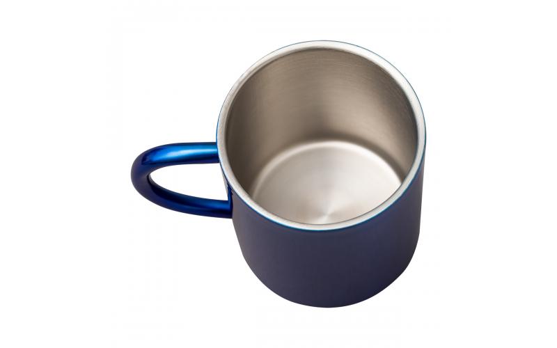 Kubek stalowy Stalwart 300 ml, niebieski