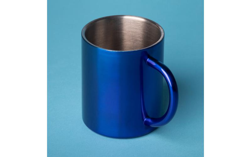 Kubek stalowy Stalwart 300 ml, niebieski