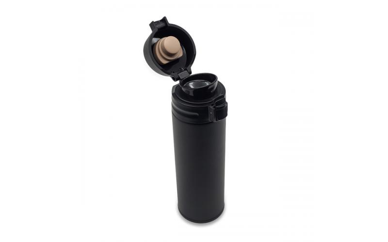 Kubek termiczny Olten 400 ml, czarny