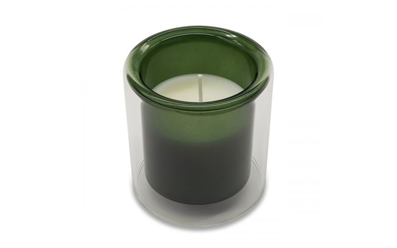 Świeca zapachowa w szkle Glasen, ciemny zielony