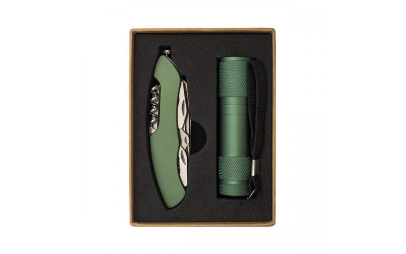 Zestaw narzędzi w pudełku Camden, ciemny zielony