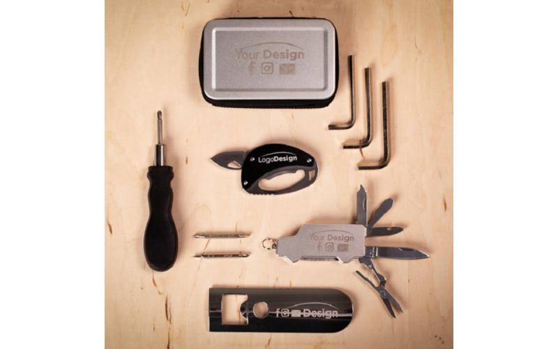 Zestaw narzędzi Miniset, srebrny