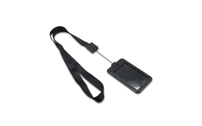 Smycz do identyfikatora Gant, czarny