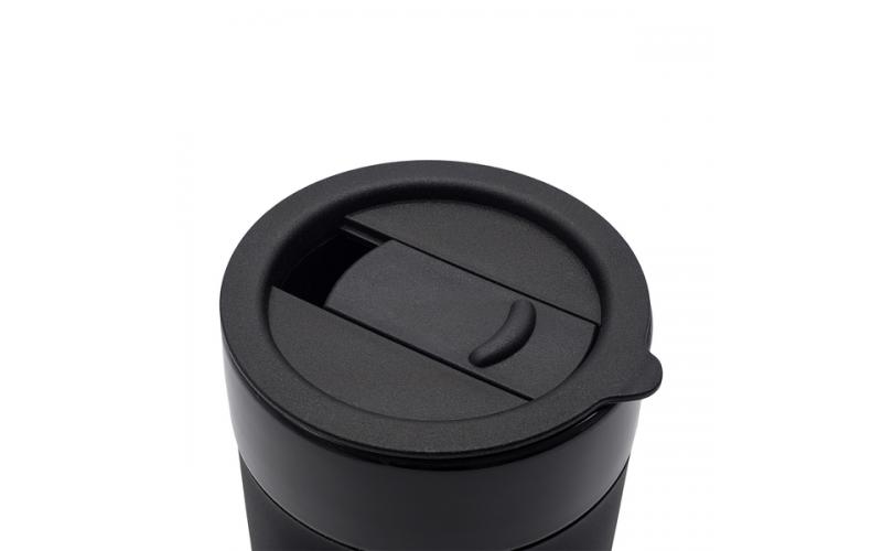 Kubek ceramiczny Caldo 370 ml, czarny