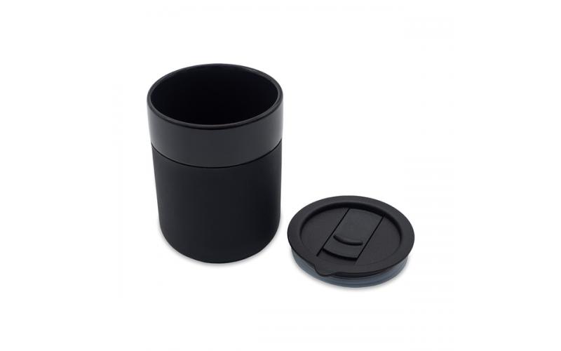 Kubek ceramiczny Caldo 370 ml, czarny