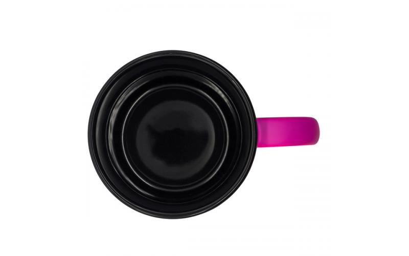 Kubek ceramiczny Velluto 350 ml, magenta