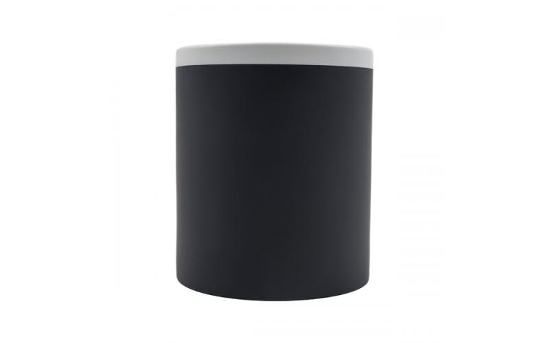 Kubek ceramiczny Velutti 350 ml, czarny