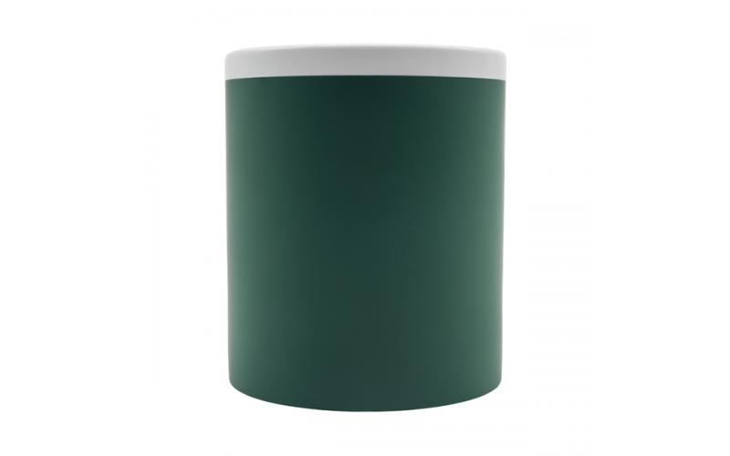 Kubek ceramiczny Velutti 350 ml, zielony