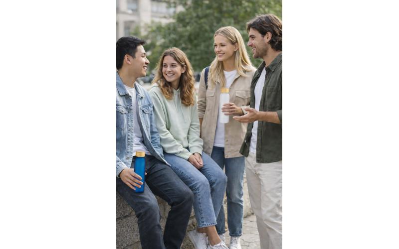 Butelka z recyklingowanego szkła NILLO 500 ml