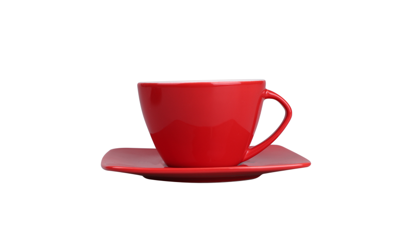 Luna Set 220ml czerwony/biały