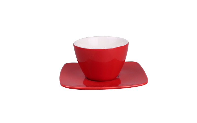 Luna Set 220ml czerwony/biały