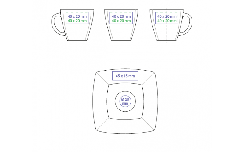 Manhattan Set 90ml biały